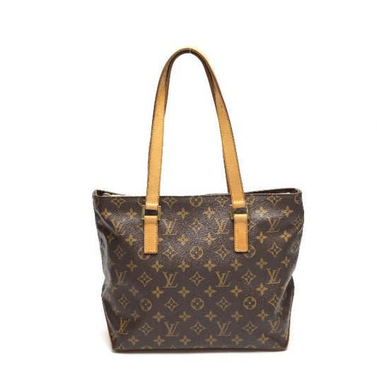 Louis Vuitton Tote Bag M51148 Monogram Canvas Brown Cava Piano Shoulder Bag Monogram Women Used Authentic