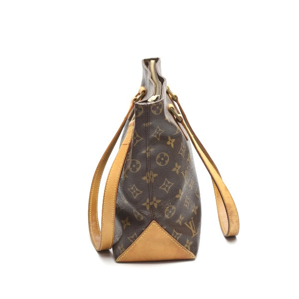 Louis Vuitton Tote Bag M51148 Monogram Canvas Brown Cava Piano Shoulder Bag Monogram Women Used Authentic