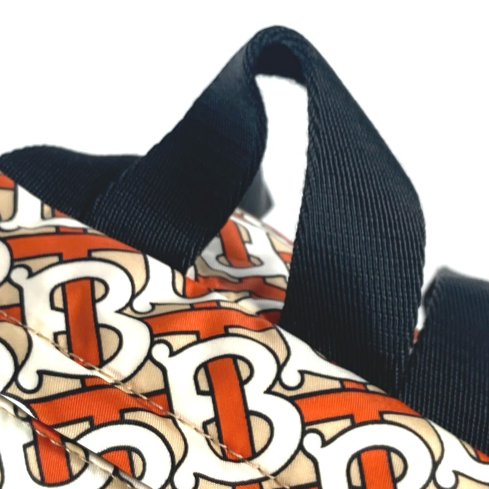 Burberry Backpack Nylon Orange Sling Bag, Waist Pouch, Belt Bag Tb Logo Unisex(unisex) Used Authentic