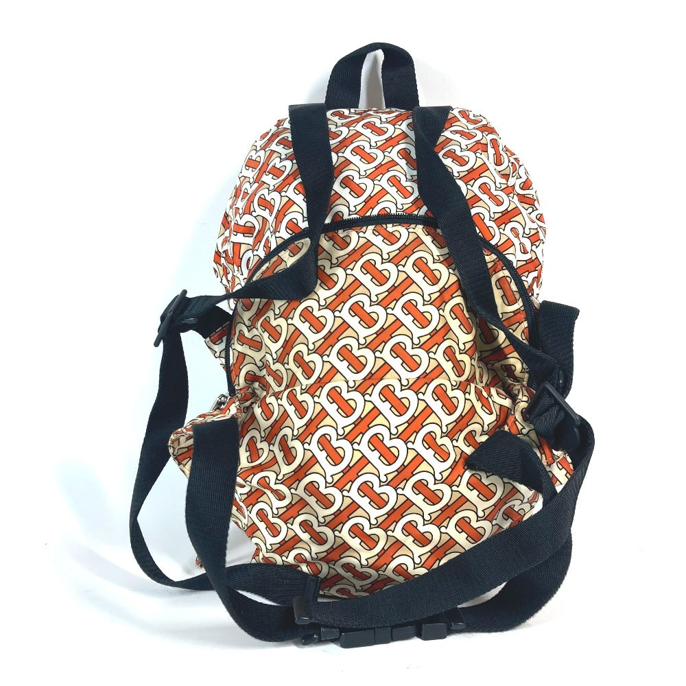 Burberry Backpack Nylon Orange Sling Bag, Waist Pouch, Belt Bag Tb Logo Unisex(unisex) Used Authentic