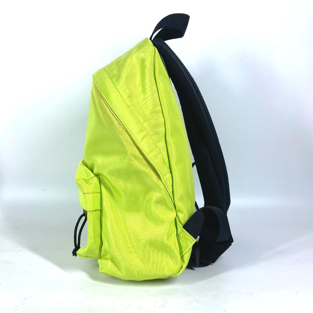 Balenciaga Backpack 558163 Nylon Canvas Yellow Explorer Logo Unisex(unisex) Used Authentic