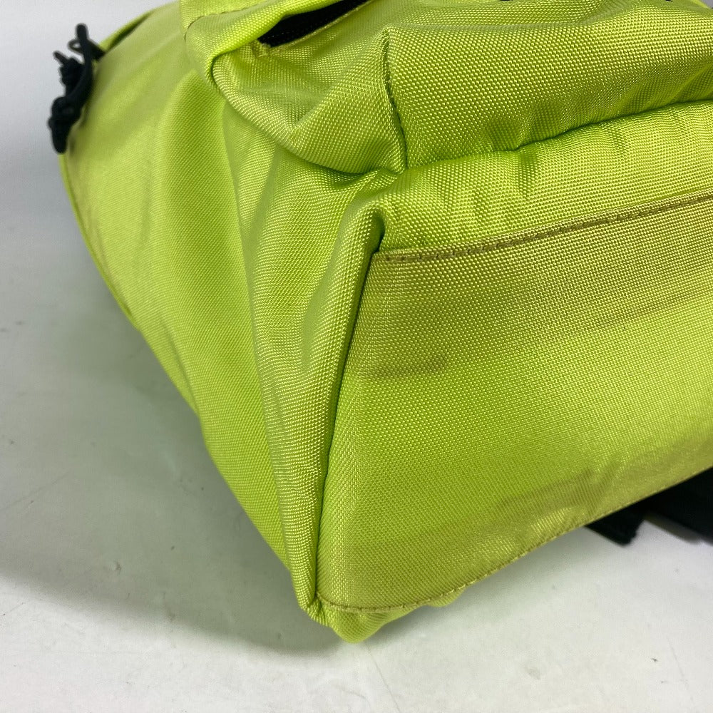 Balenciaga Backpack 558163 Nylon Canvas Yellow Explorer Logo Unisex(unisex) Used Authentic