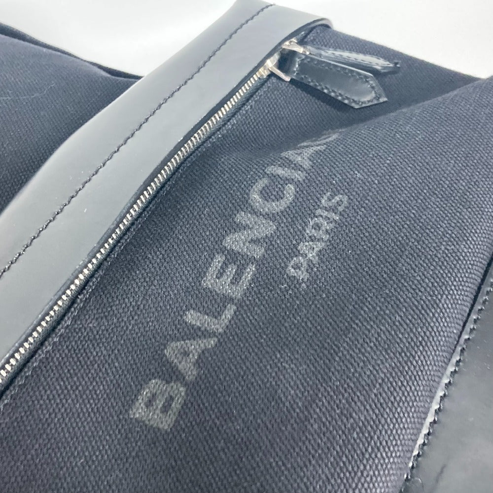 Balenciaga Backpack 392007 Canvas / Leather Black Logo Unisex(unisex) Used Authentic