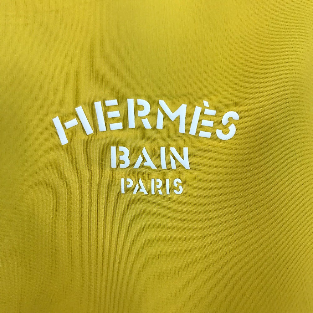 Hermes Clutch Bag Polyamide Yellow Flat Truth Neoban Gm