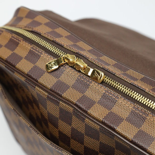 Louis Vuitton Shoulder Bag N41149 Damier Canvas Brown Crossbody Damier Shelton Mm Women Used Authentic