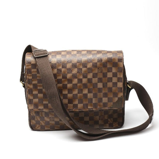 Louis Vuitton Shoulder Bag N41149 Damier Canvas Brown Crossbody Damier Shelton Mm Women Used Authentic