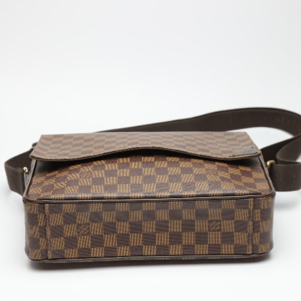 Louis Vuitton Shoulder Bag N41149 Damier Canvas Brown Crossbody Damier Shelton Mm Women Used Authentic