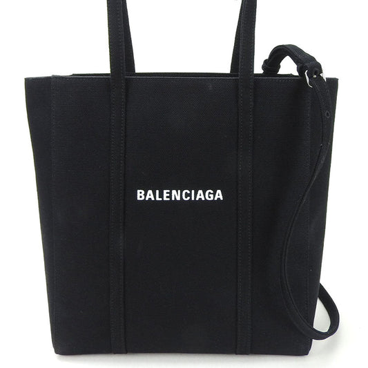 Balenciaga Tote Bag 551810 Canvas Black Every Day