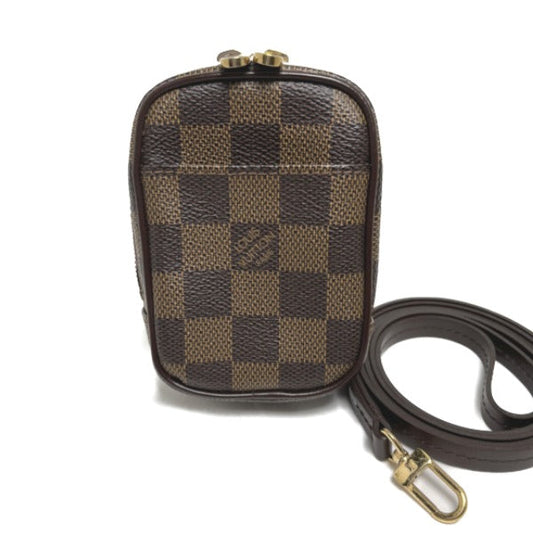 Louis Vuitton Pouch N61738 Damier Canvas Brown Etui / Okapi Pm Damier Pouch Mens(unisex) Used Authentic