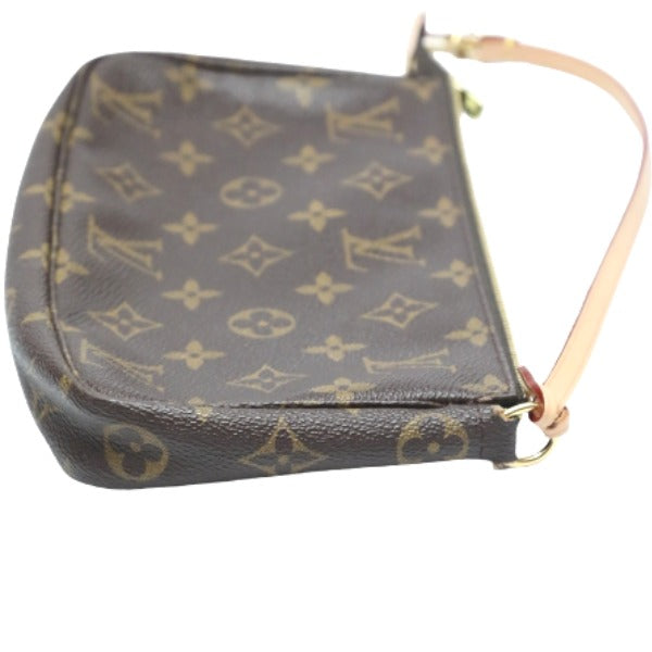 Louis Vuitton Pouch M40712 Monogram Canvas Brown Pochette Monogram Accessoires Women Used Authentic