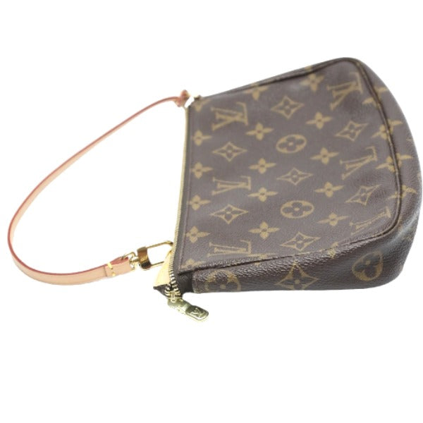 Louis Vuitton Pouch M40712 Monogram Canvas Brown Pochette Monogram Accessoires Women Used Authentic