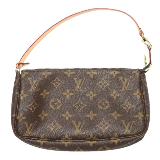 Louis Vuitton Pouch M40712 Monogram Canvas Brown Pochette Monogram Accessoires Women Used Authentic