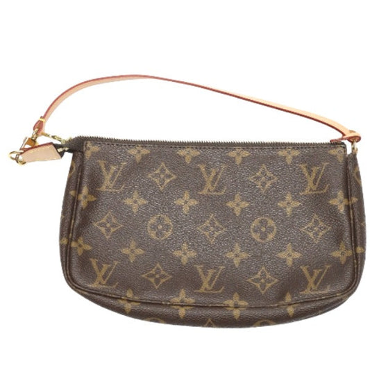 Louis Vuitton Pouch M40712 Monogram Canvas Brown Pochette Monogram Accessoires Women Used Authentic