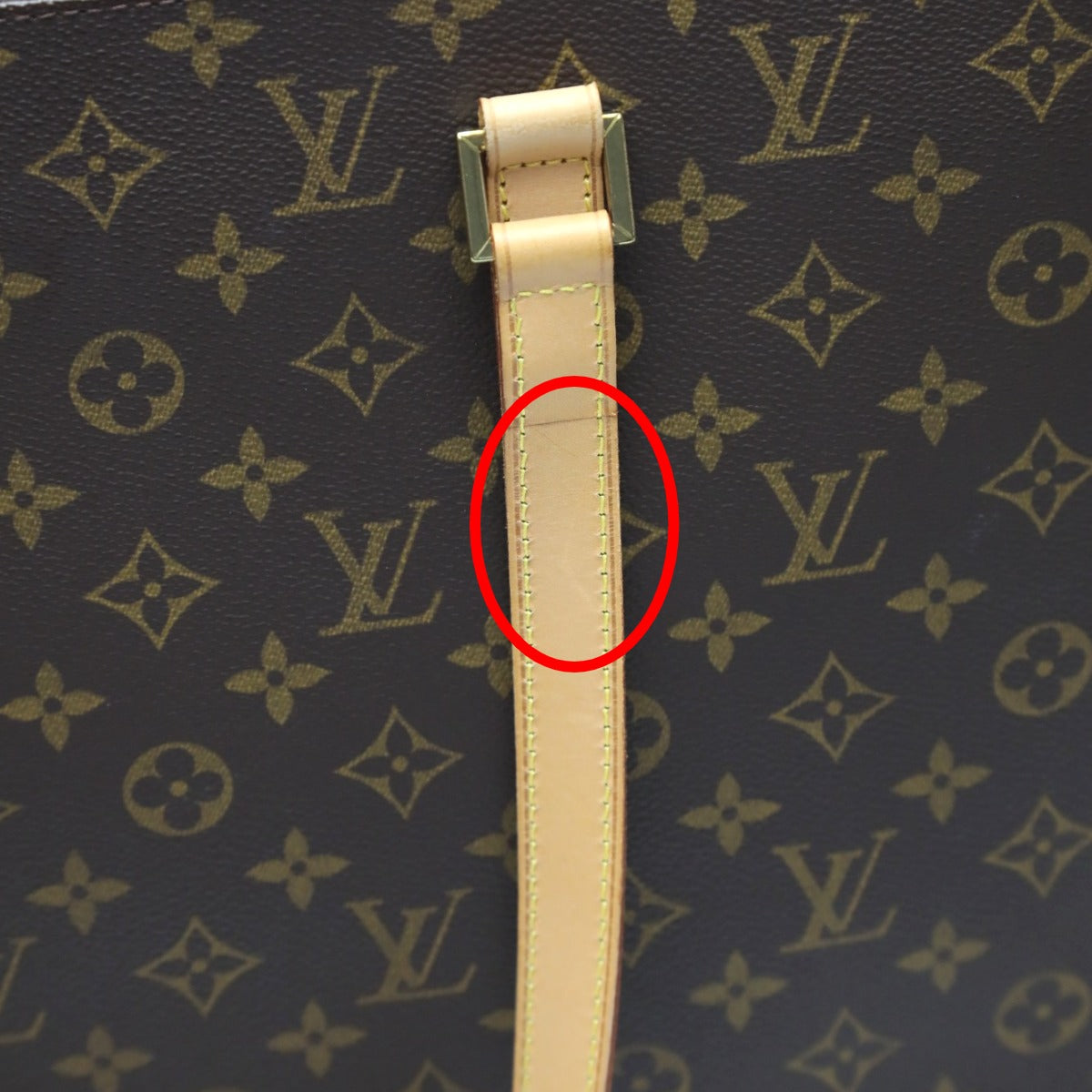 Louis Vuitton Tote Bag M51155 Monogram Canvas Brown Tote Bag Monogram Luco Women Used Authentic