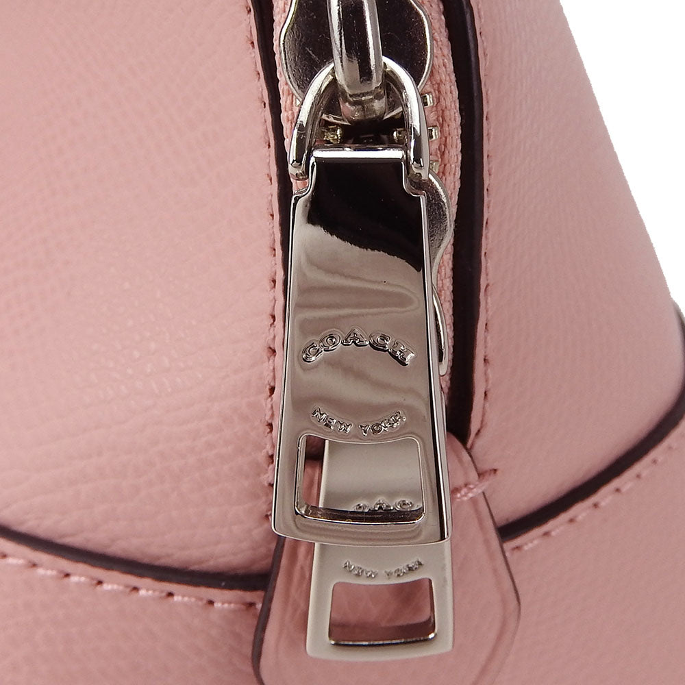 Coach Handbag F33909 Leather Pink Women Used Authentic