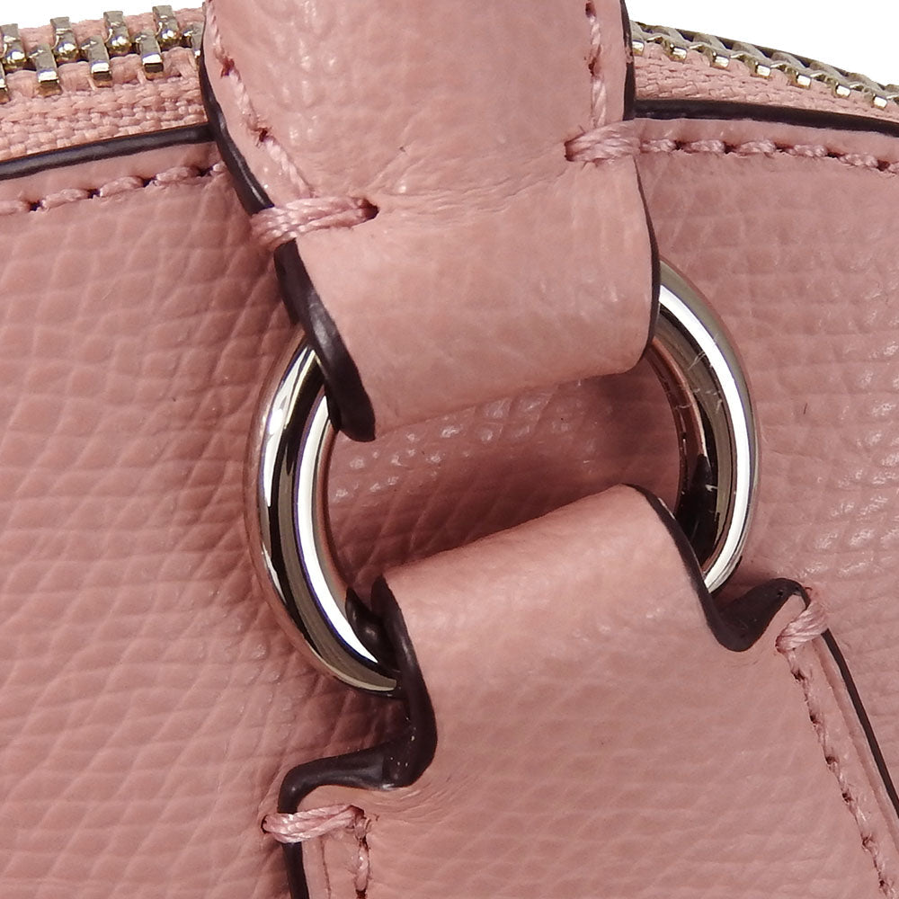 Coach Handbag F33909 Leather Pink Women Used Authentic