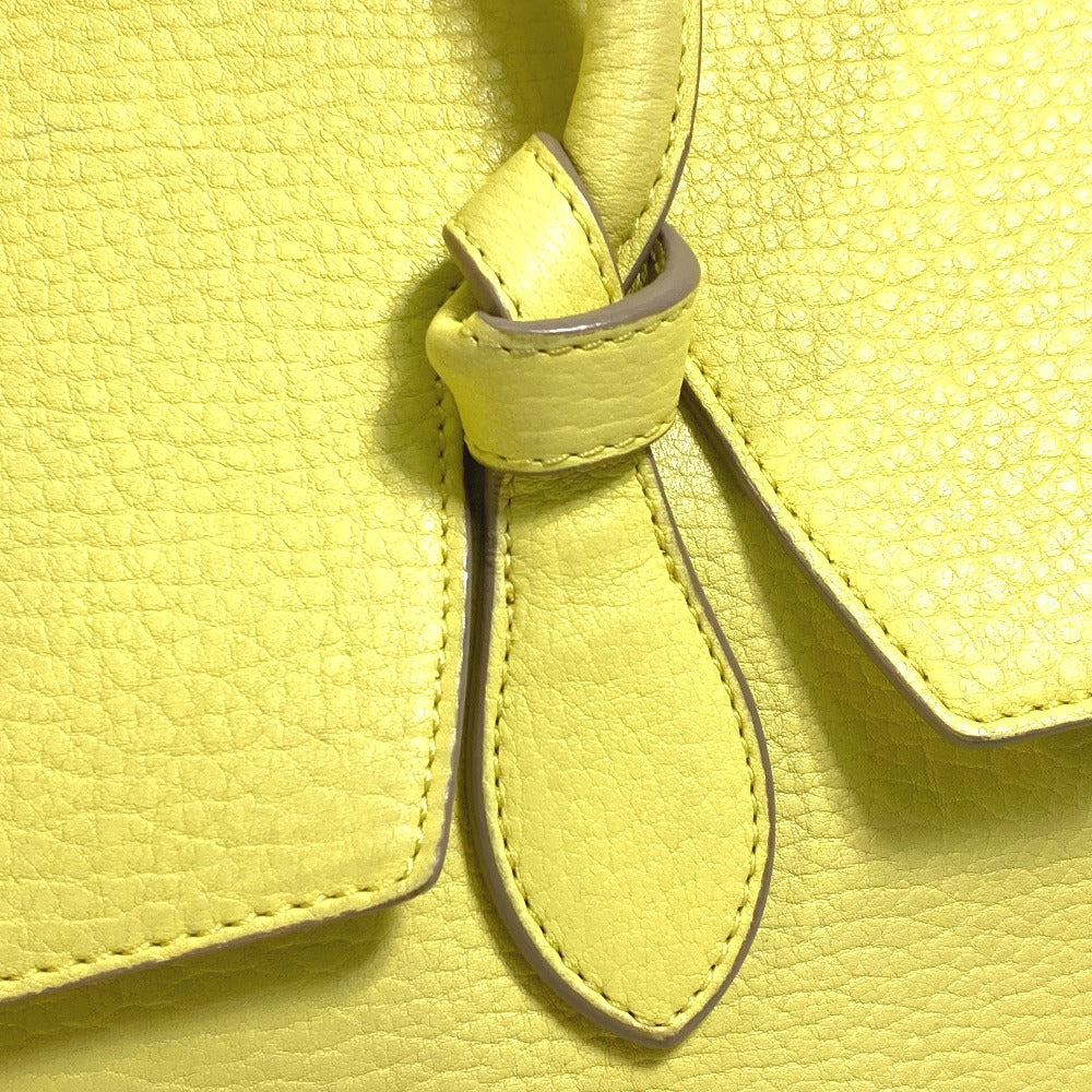 Celine Handbag 175883 Leather Yellow Tote Bag Belt Bag Thai Mini Thai Bag Women Used Authentic