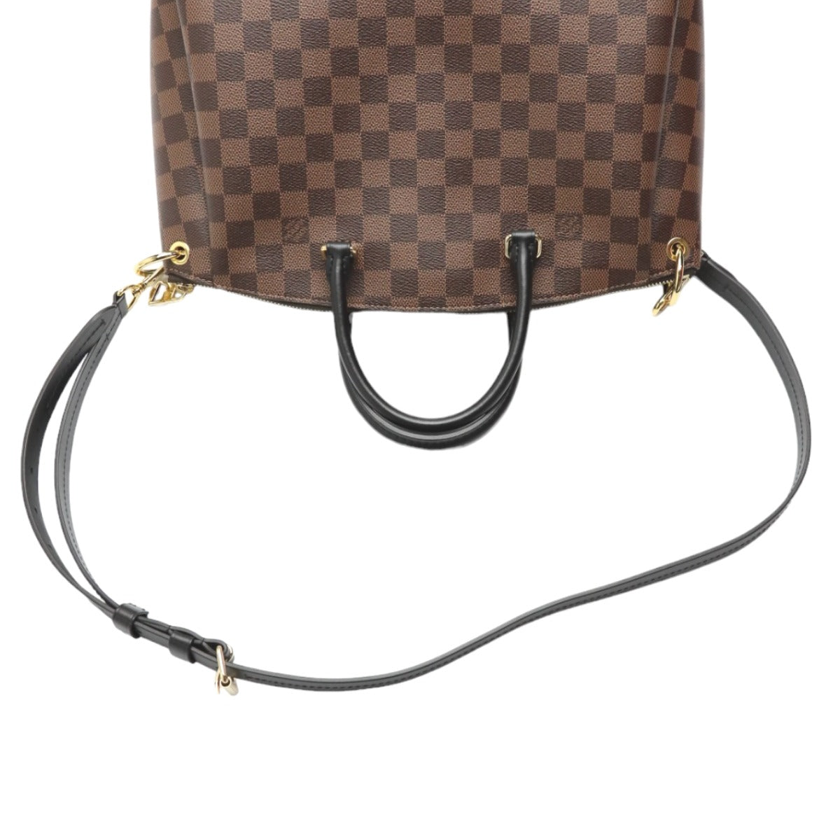 Louis Vuitton Tote Bag N45283 Damier Canvas Brown 2 Way Bag Odeon Tote Mm Women Used Authentic