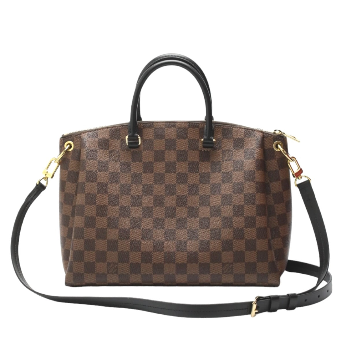 Louis Vuitton Tote Bag N45283 Damier Canvas Brown 2 Way Bag Odeon Tote Mm Women Used Authentic