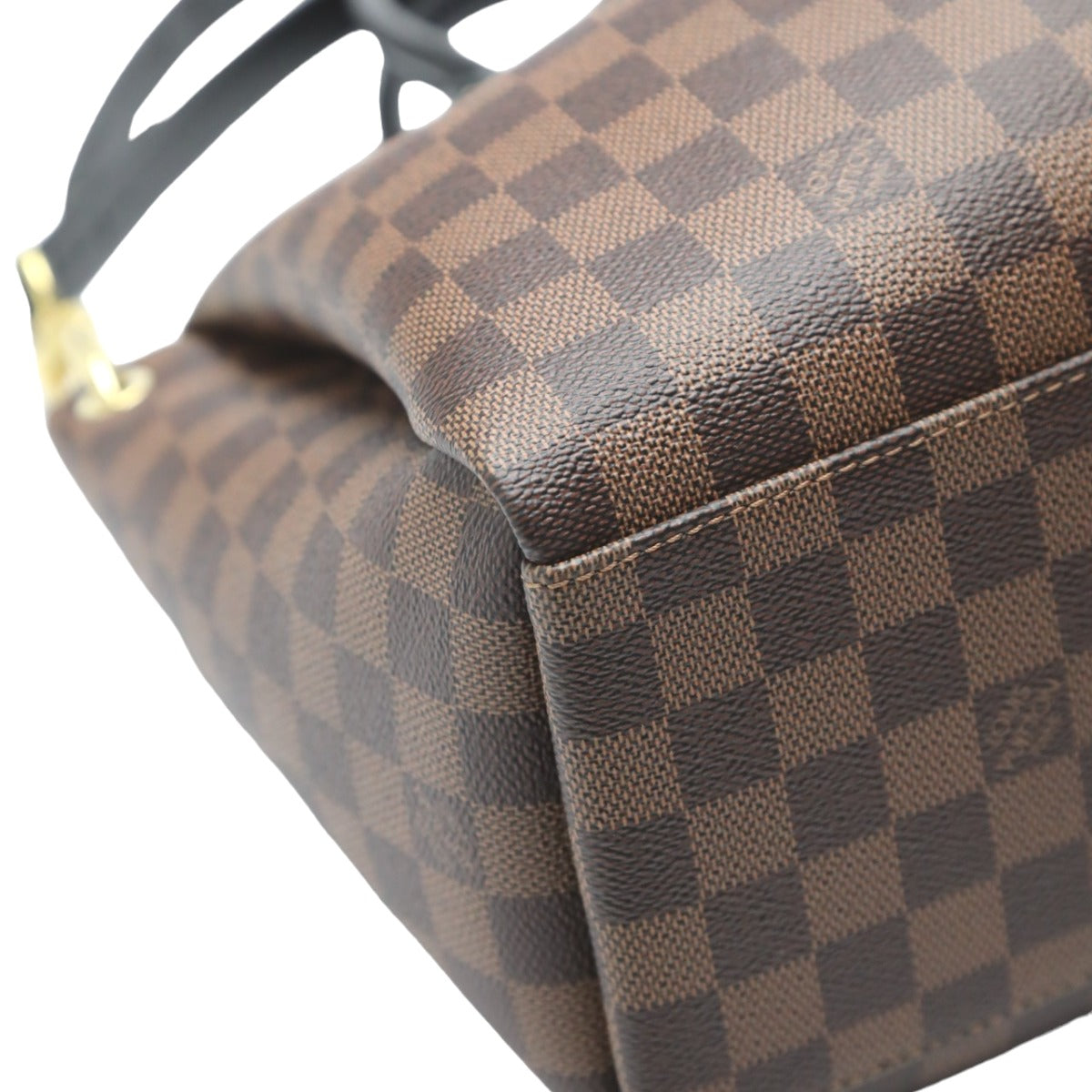 Louis Vuitton Tote Bag N45283 Damier Canvas Brown 2 Way Bag Odeon Tote Mm Women Used Authentic