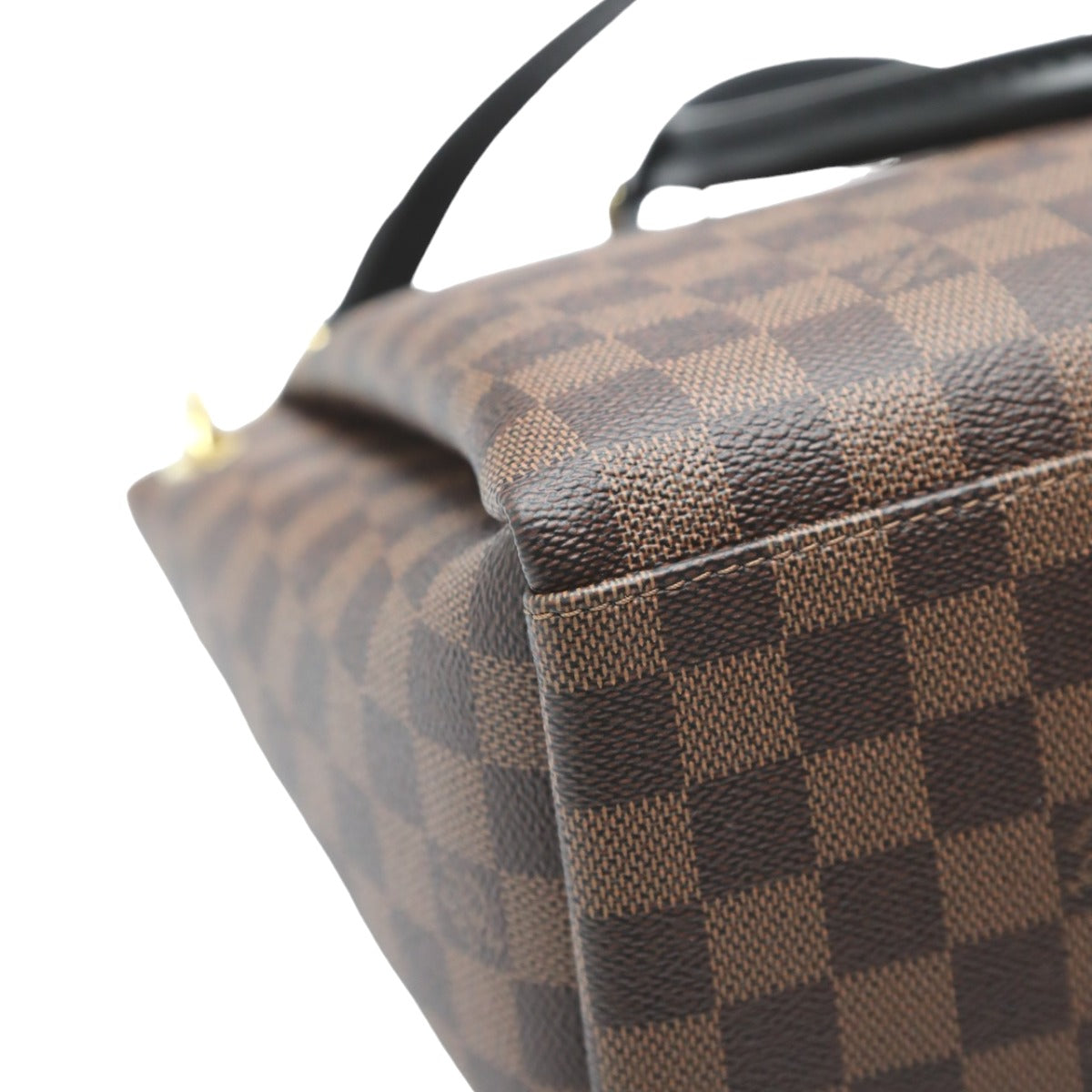 Louis Vuitton Tote Bag N45283 Damier Canvas Brown 2 Way Bag Odeon Tote Mm Women Used Authentic