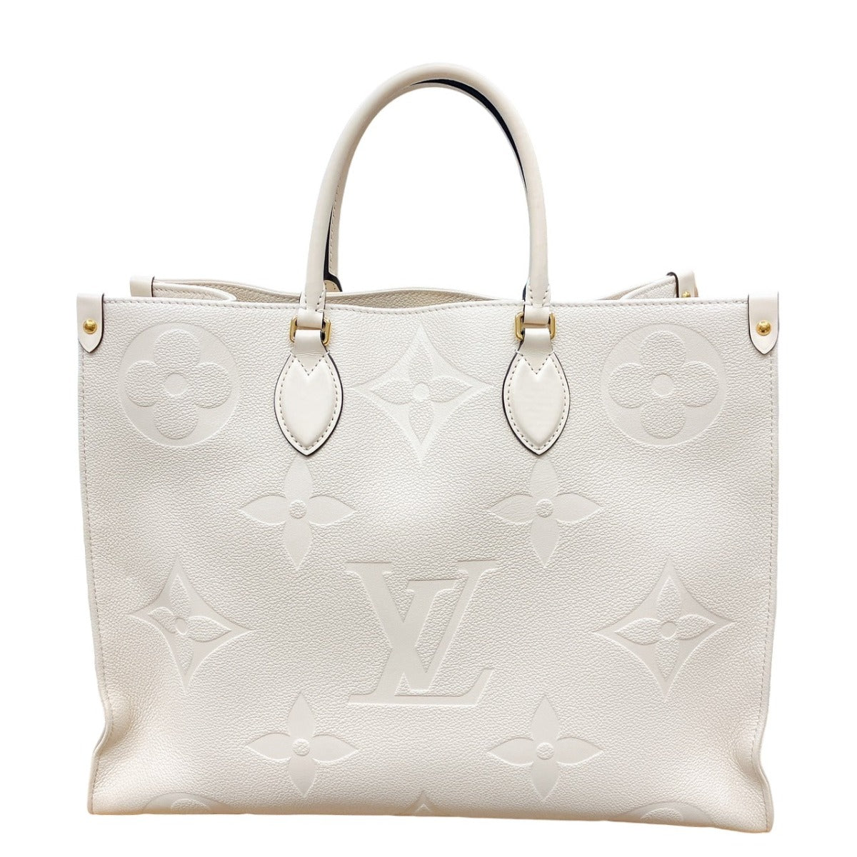 Louis Vuitton Tote Bag M45081 Monogram Ann Platt Beige On The Go Gm Monogram Shoulder Back Women Used Authentic