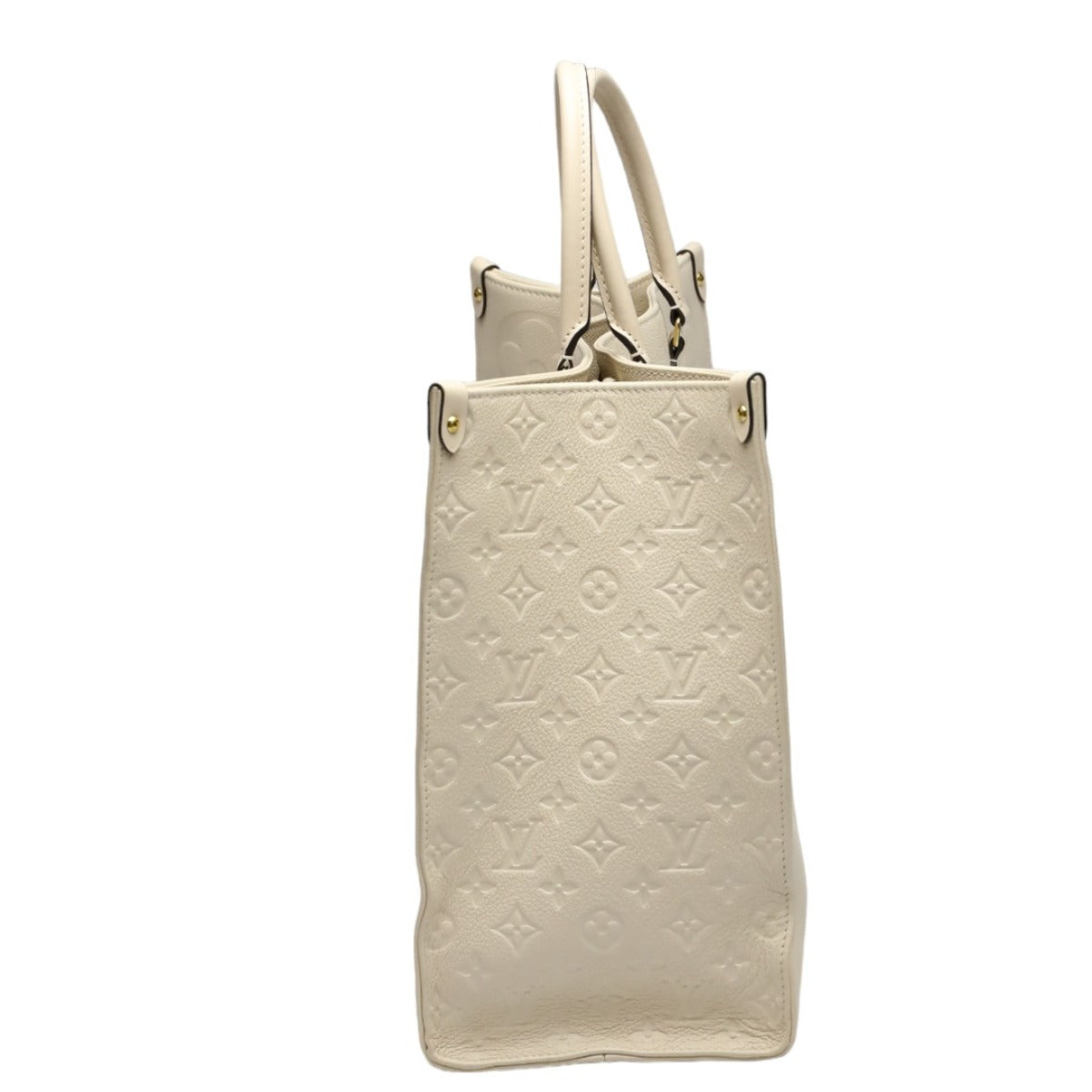 Louis Vuitton Tote Bag M45081 Monogram Ann Platt Beige On The Go Gm Monogram Shoulder Back Women Used Authentic