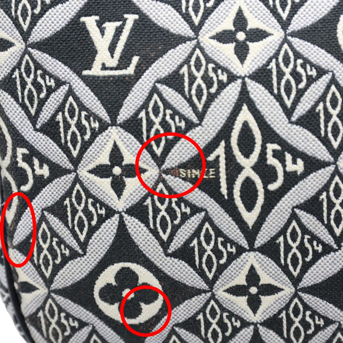 Louis Vuitton Tote Bag M57230 Monogram Chagard Gray Tote Bag Monogram Since 1854 Neverfull Mm Women Used Authentic