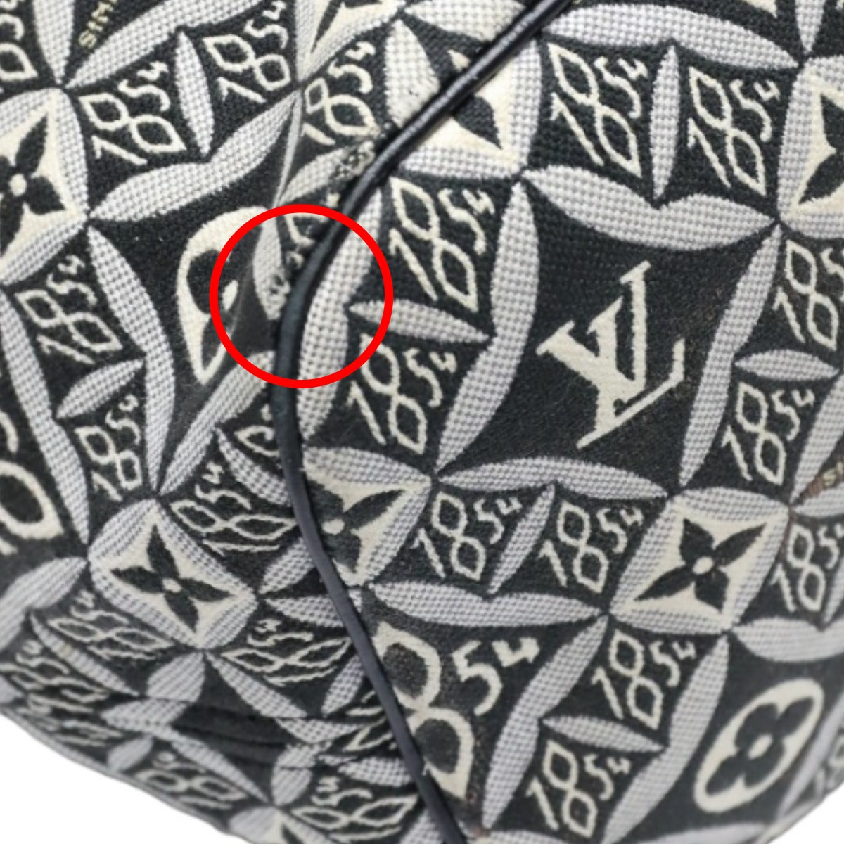 Louis Vuitton Tote Bag M57230 Monogram Chagard Gray Tote Bag Monogram Since 1854 Neverfull Mm Women Used Authentic