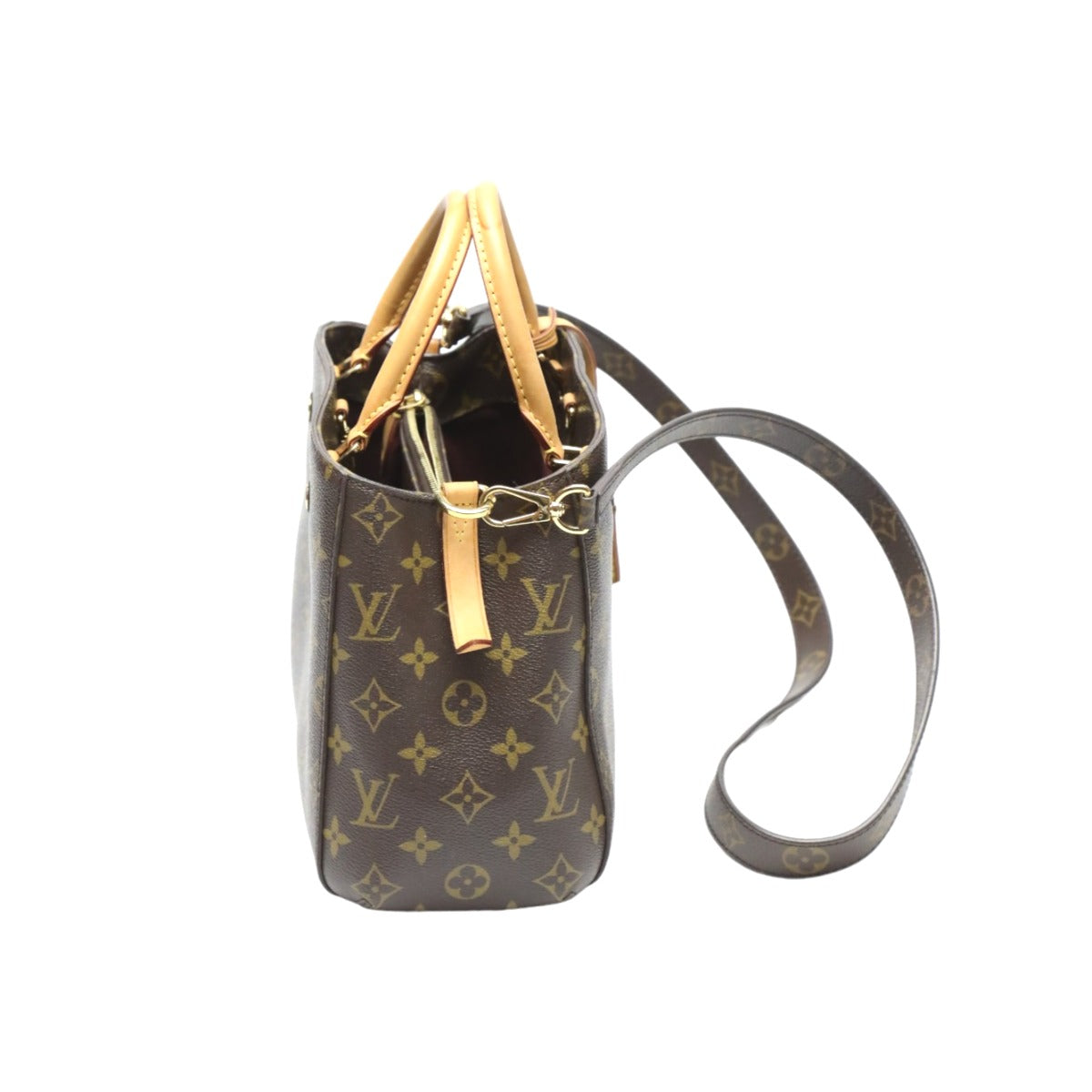 Louis Vuitton Shoulder Bag M41055 Monogram Canvas Brown Handbag Monogram Montaigne Bb Women Used Authentic