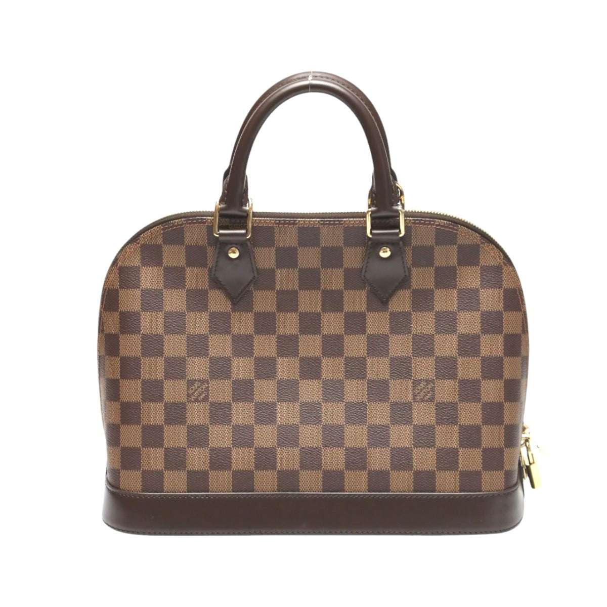 Louis Vuitton Handbag N53151 Damier Canvas Brown 2 Way Damier Alma Pm Women Used Authentic