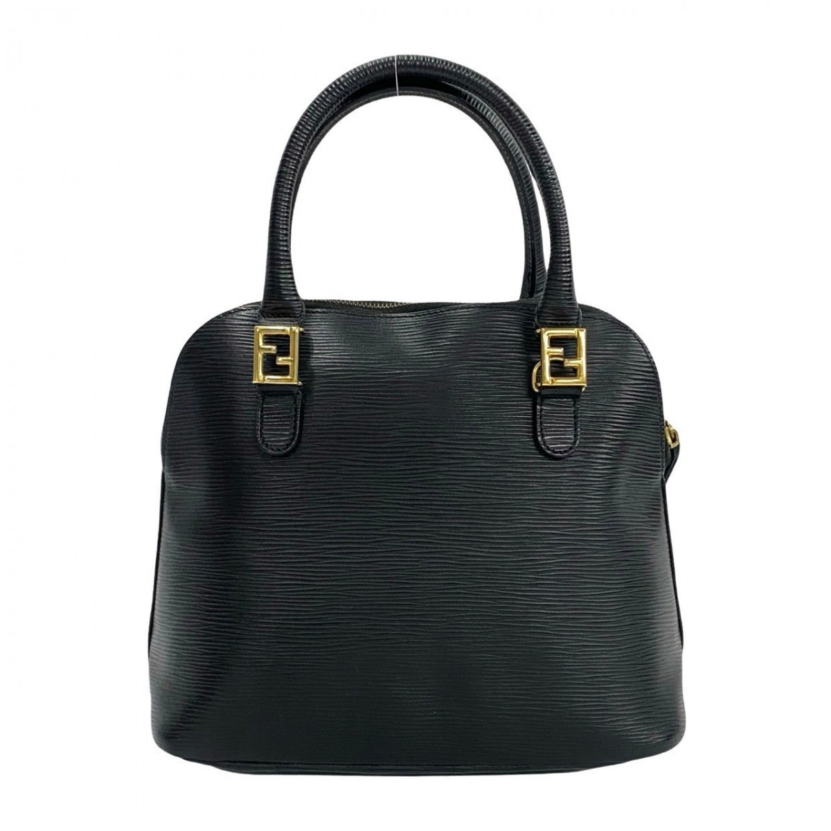 Fendi Handbag Epi Leather Black