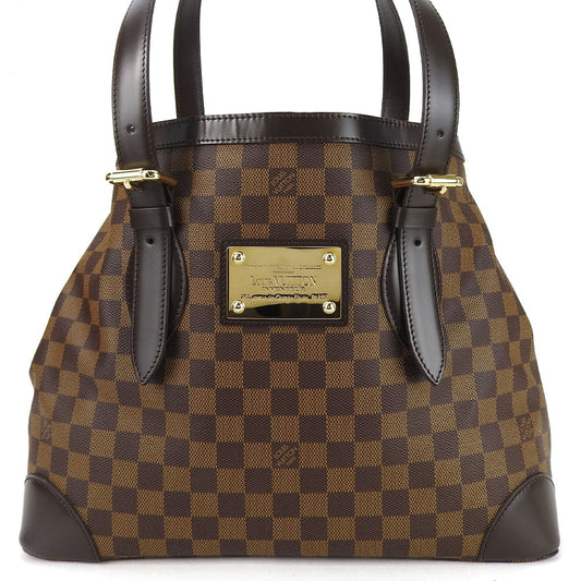 Louis Vuitton Tote Bag N51204 Damier Brown Hamstead Mm