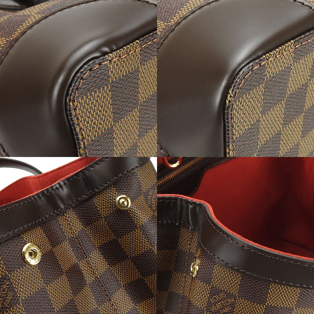 Louis Vuitton Tote Bag N51204 Damier Brown Hamstead Mm