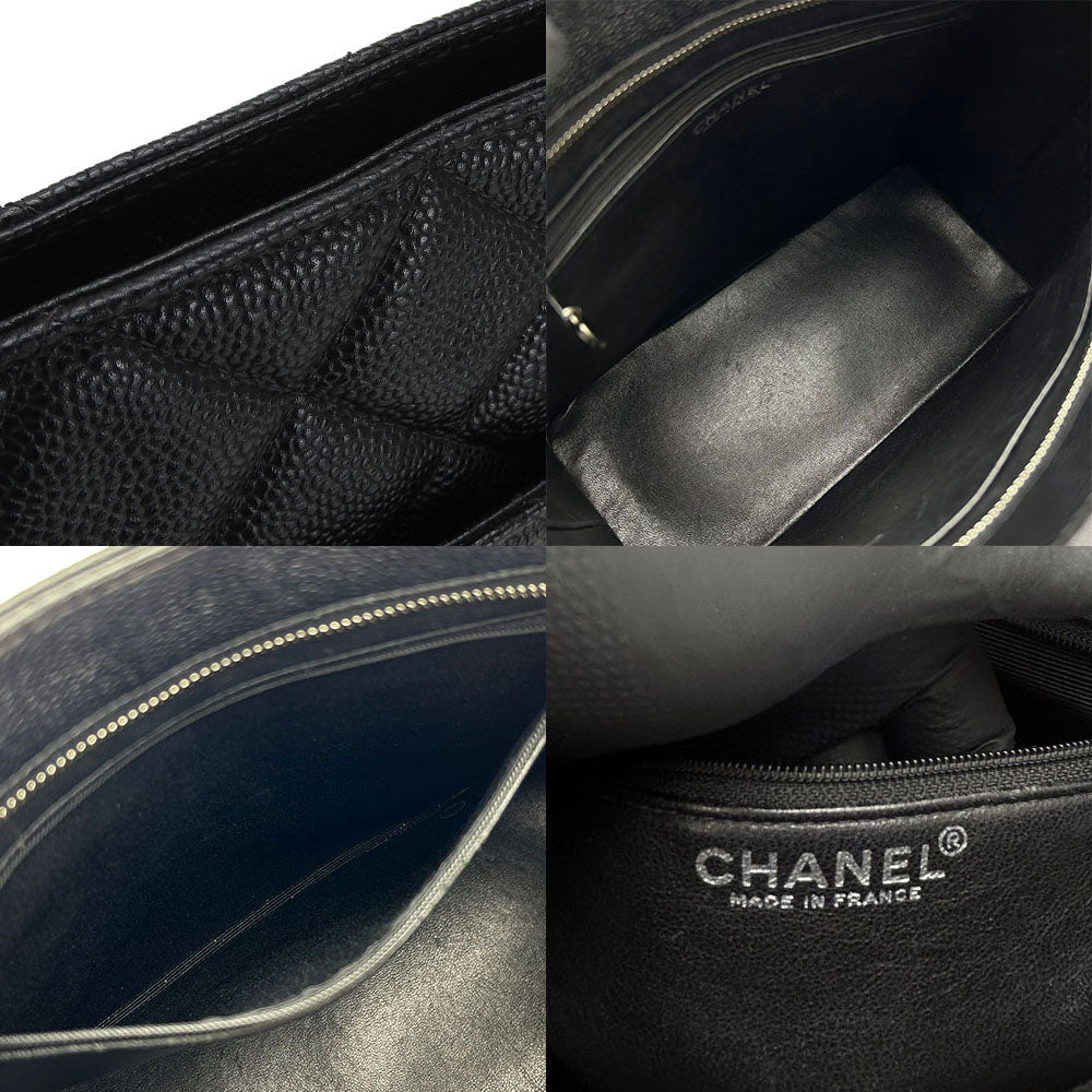 Chanel Tote Bag A01804 Caviar Skin Black Replica Tote