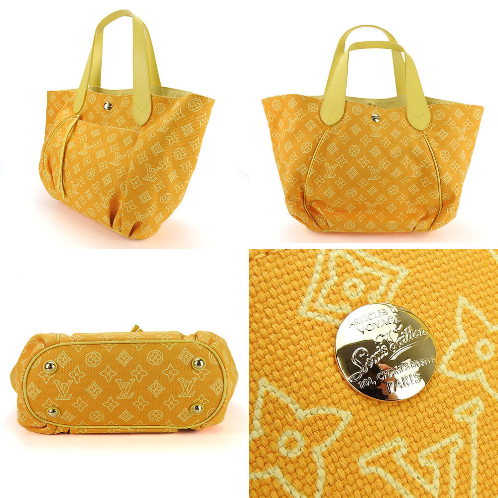 Louis Vuitton Tote Bag M95985 Canvas Yellow The Beach Cabas Ipanema