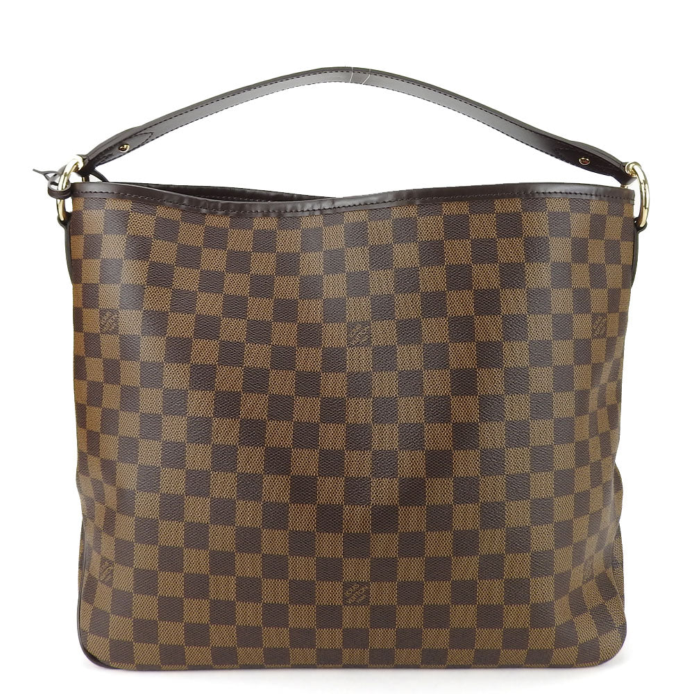 Louis Vuitton Shoulder Bag N41459 Damier Brown Delight Full Pm Women Used Authentic