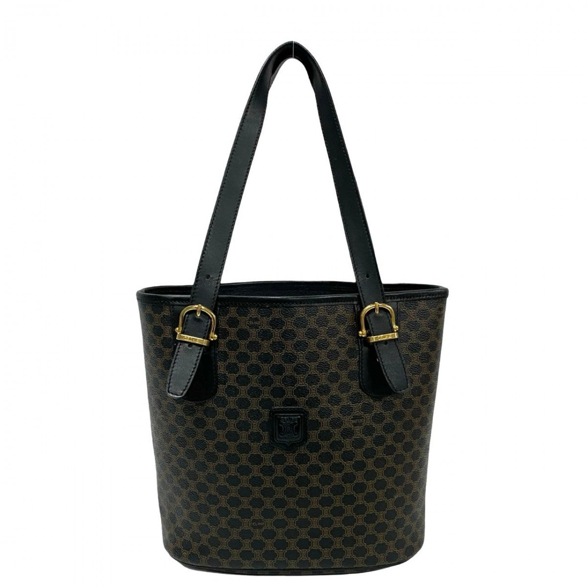 Celine Tote Bag Leather Black