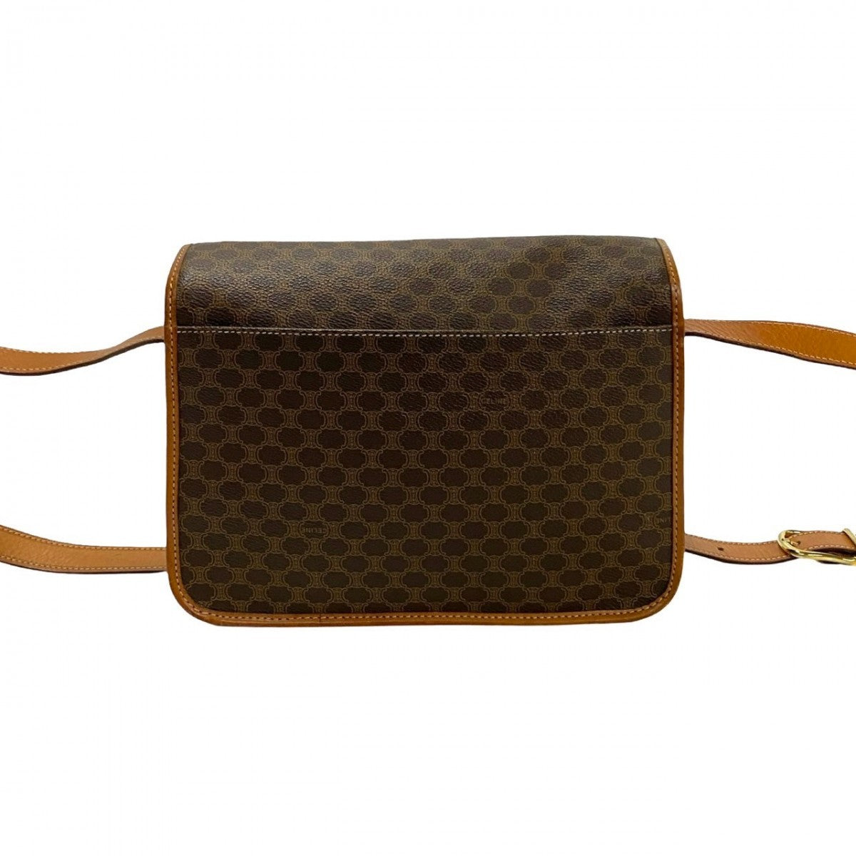 Celine Shoulder Bag Leather Brown