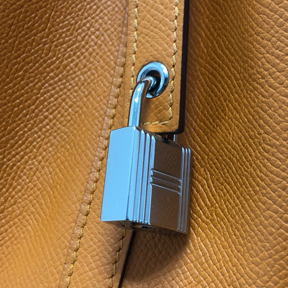 Hermes Handbag Epsom Orange Picotan Lock Pm Tresage Women Used Authentic