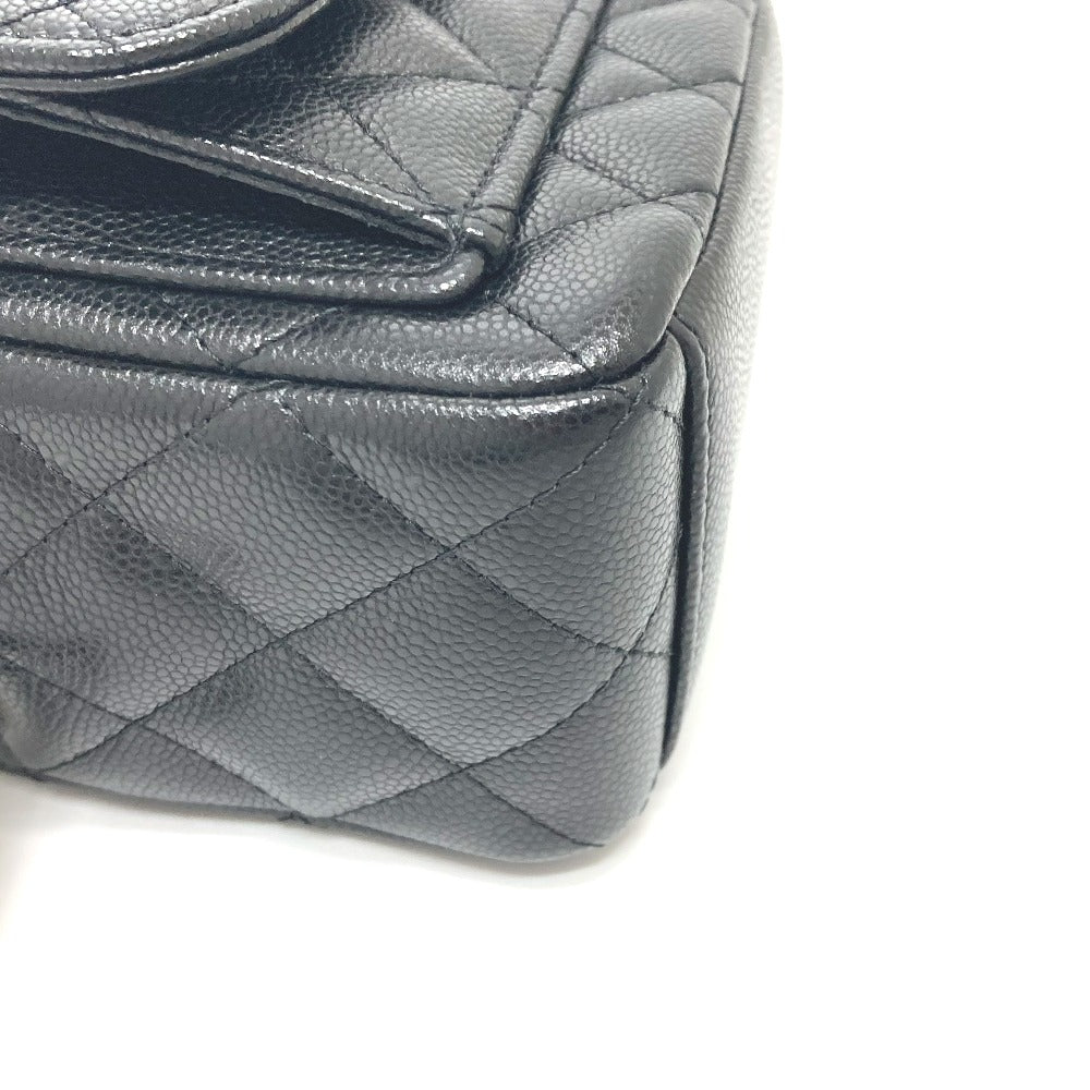 Chanel Backpack Ap3753 Caviar Skin Black Matrasse Timeless Classic Women Used Authentic