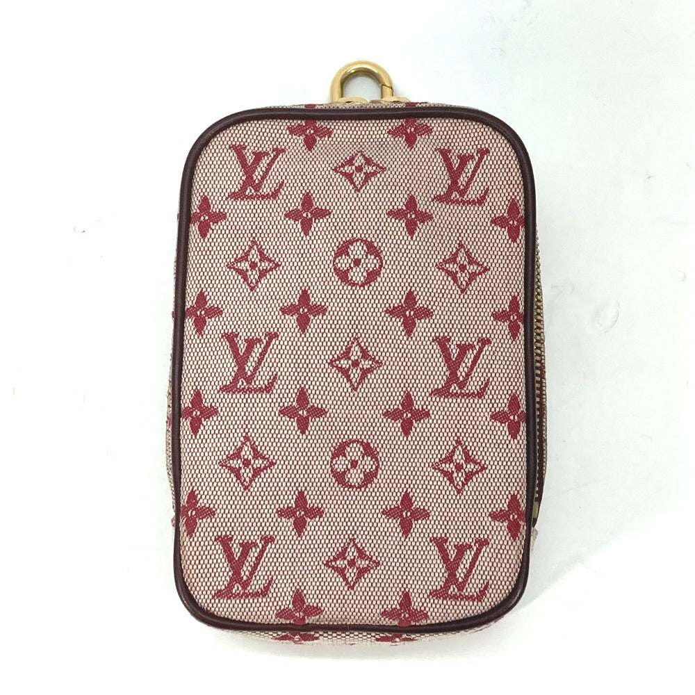 Louis Vuitton Pouch M60001 Monogram Mini Canvas Red Monogram Mini Us Digital Women Used Authentic