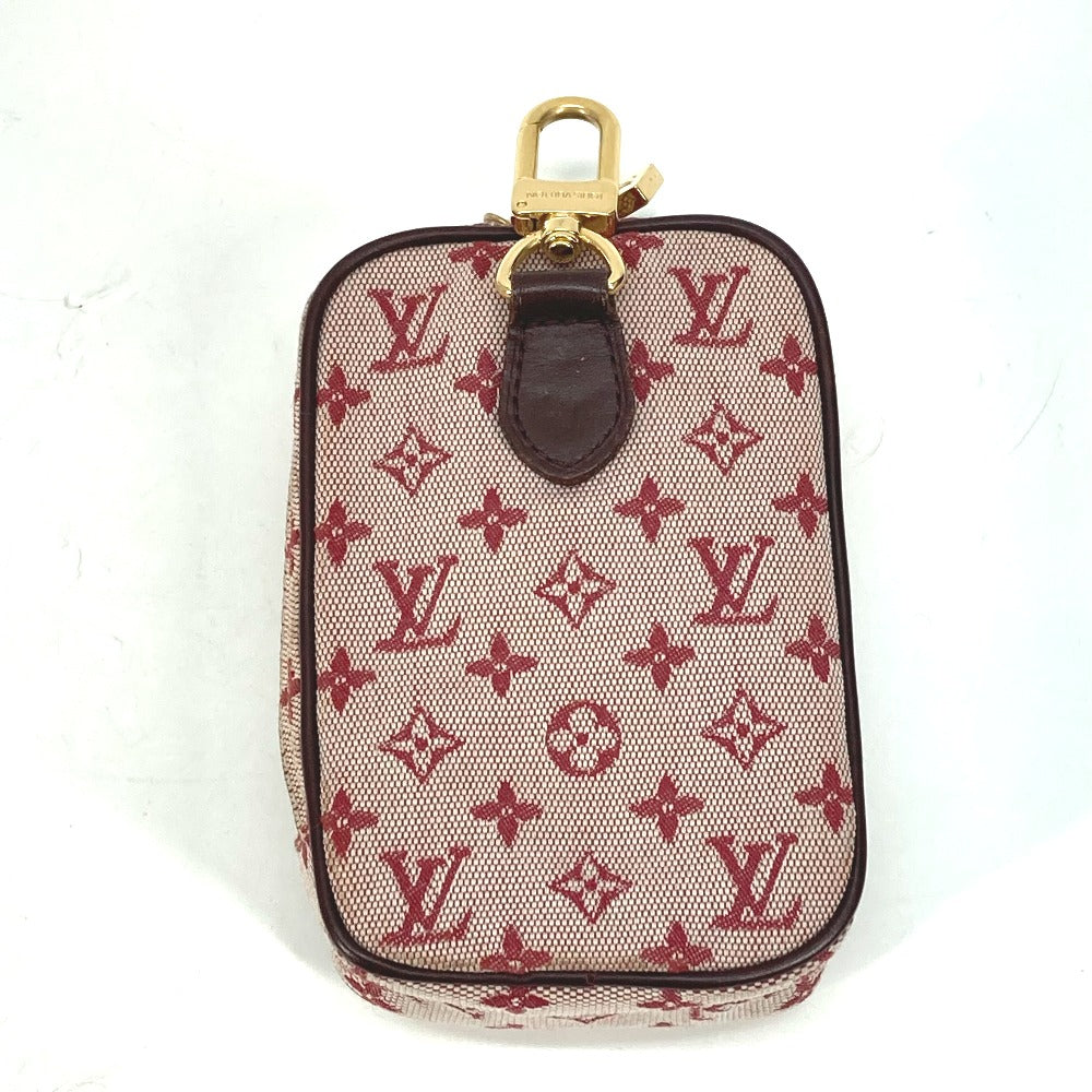 Louis Vuitton Pouch M60001 Monogram Mini Canvas Red Monogram Mini Us Digital Women Used Authentic