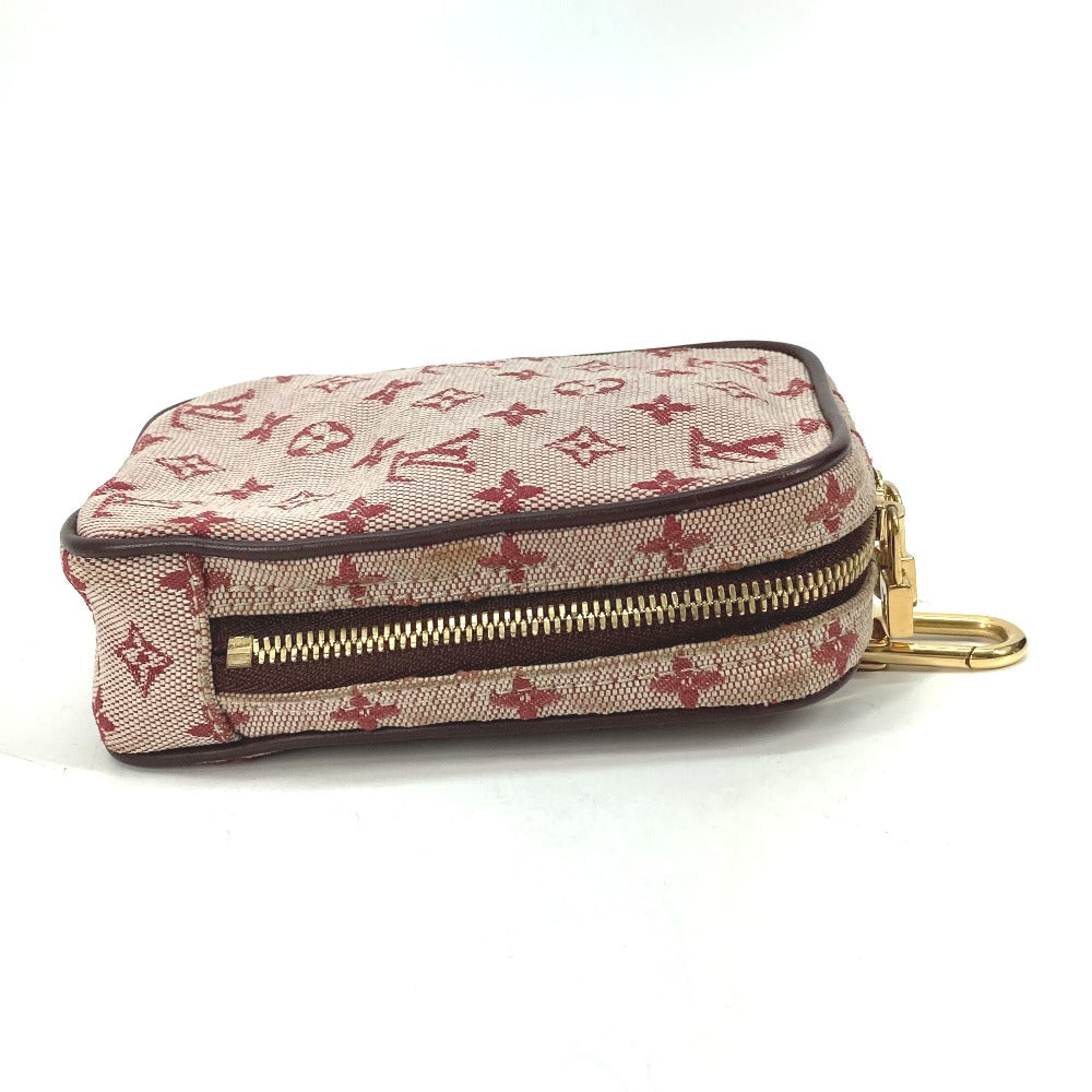 Louis Vuitton Pouch M60001 Monogram Mini Canvas Red Monogram Mini Us Digital Women Used Authentic