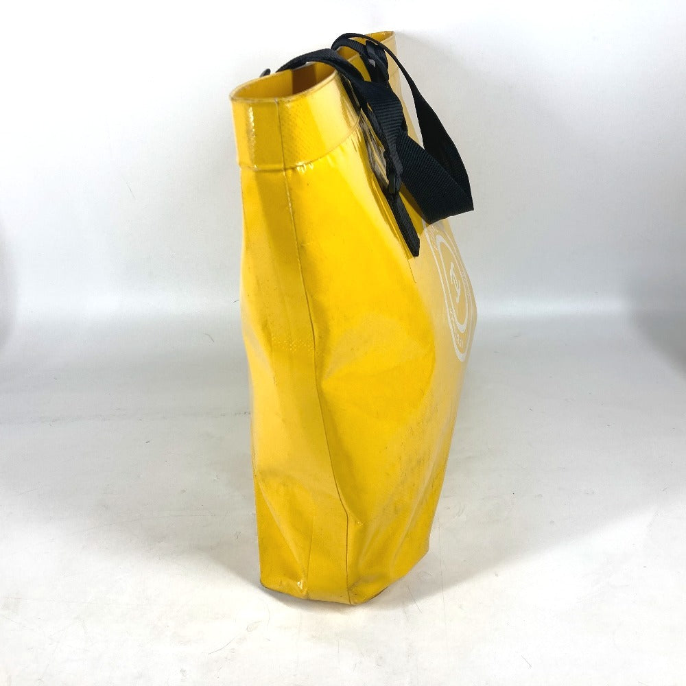 Chanel Shoulder Bag Plastics Yellow Waterproof Cc Coco Mark Etanche Logo Women Used Authentic