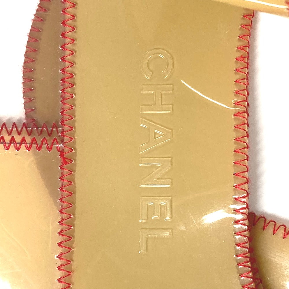 Chanel Shoulder Bag Plastics Beige Cc Coco Mark Women Used Authentic