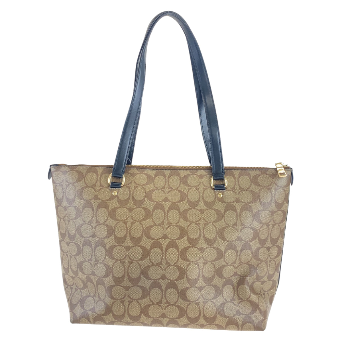 Coach Tote Bag Canvas Beige Signature