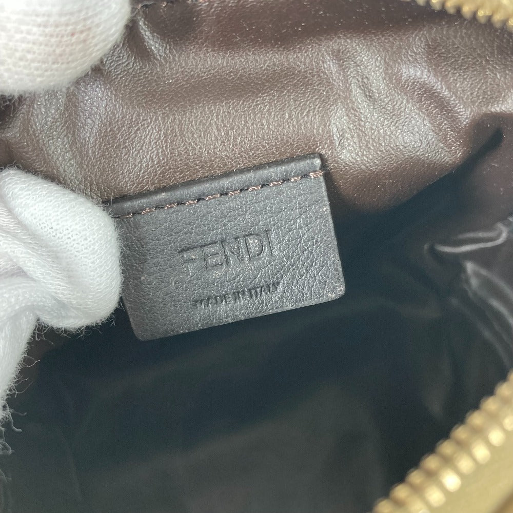 Fendi Pouch 8 N0179 Nylon Beige Skims Collaboration Logo