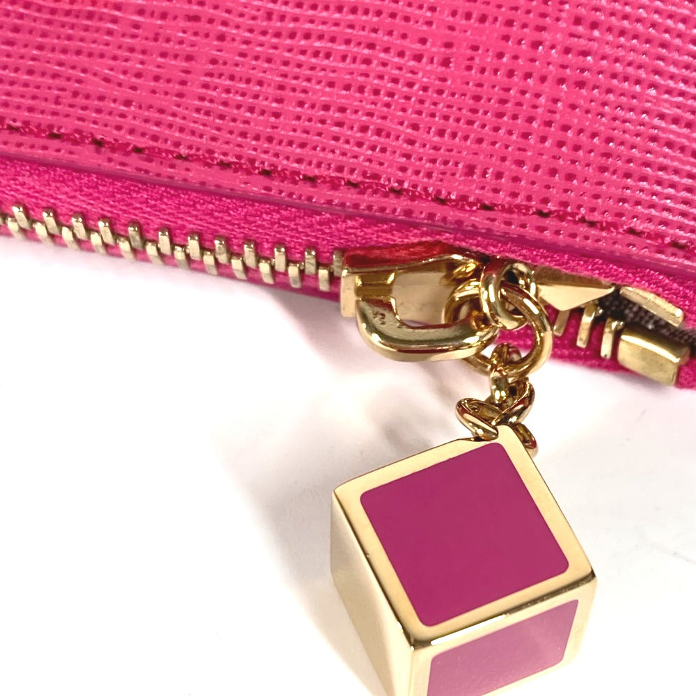 Fendi Pouch Leather Pink Logo