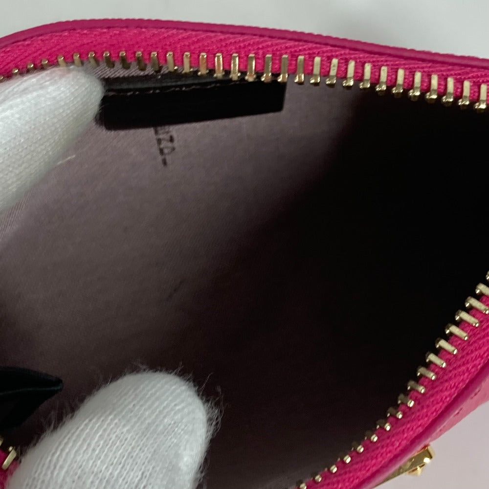 Fendi Pouch Leather Pink Logo